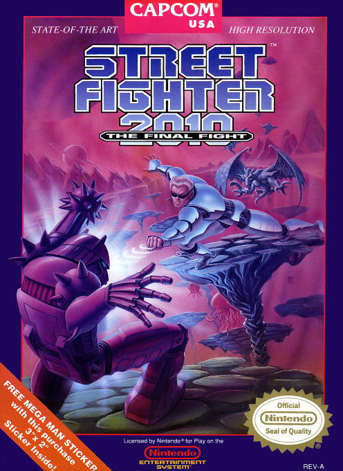 2010 Street Fighter box art for Famicom